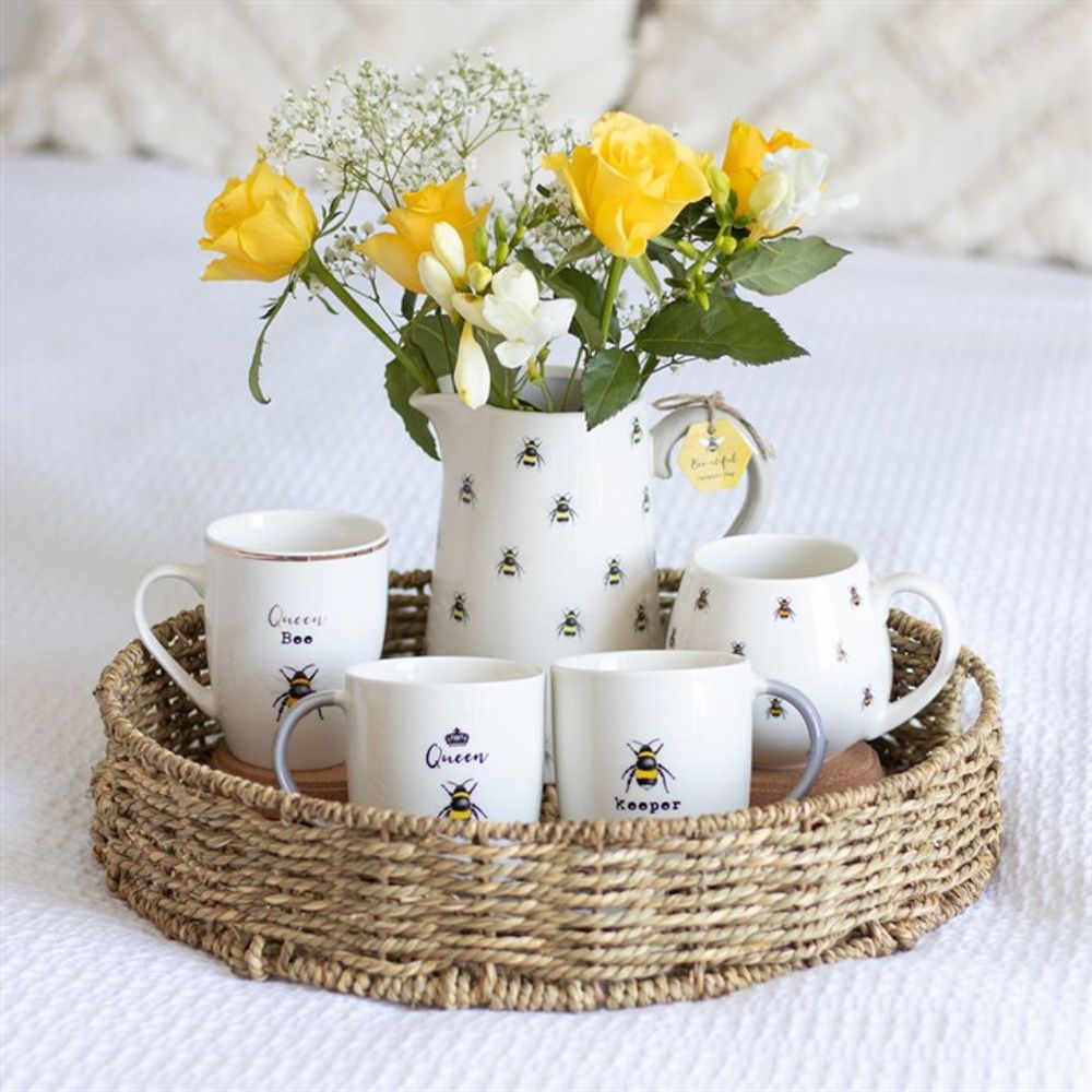 Queen Bee Ceramic Mug and Coaster Set