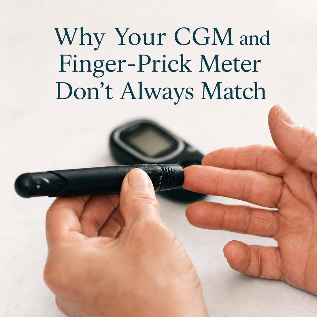 Why Your CGM and Finger-Prick Meter Don’t Always Match